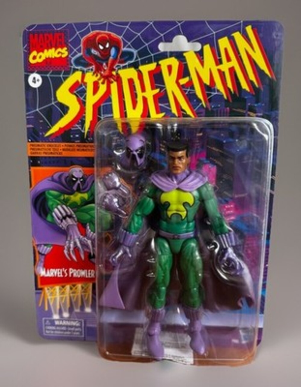Marvel Legends Spider-Man Retro Card Prowler 2024 Walmart Exclusive Figure